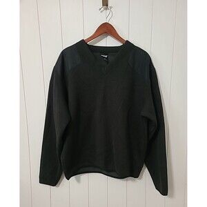 Blauer Mens Crewneck Long Sleeve Wool Blend Sweater Sz XL Patch Uniform